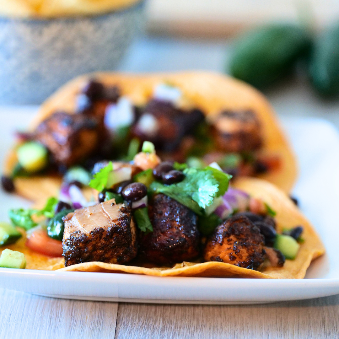 Chile Lime Salmon Tacos – Papa Jacks Marinades